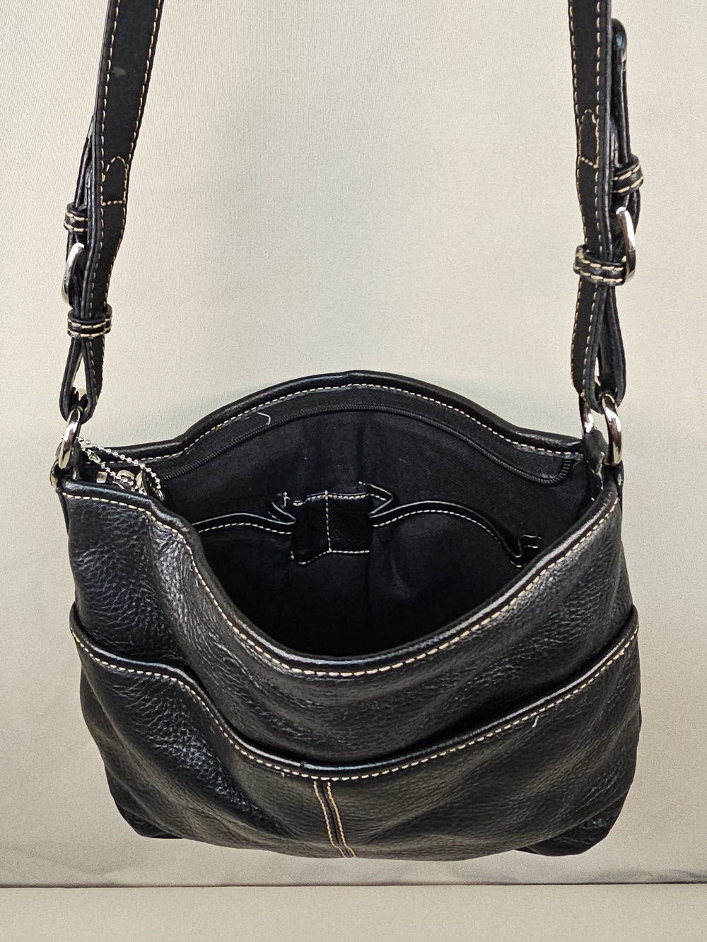 The Sak Leather Crossbody Bag - Black - Picture 7 of 15